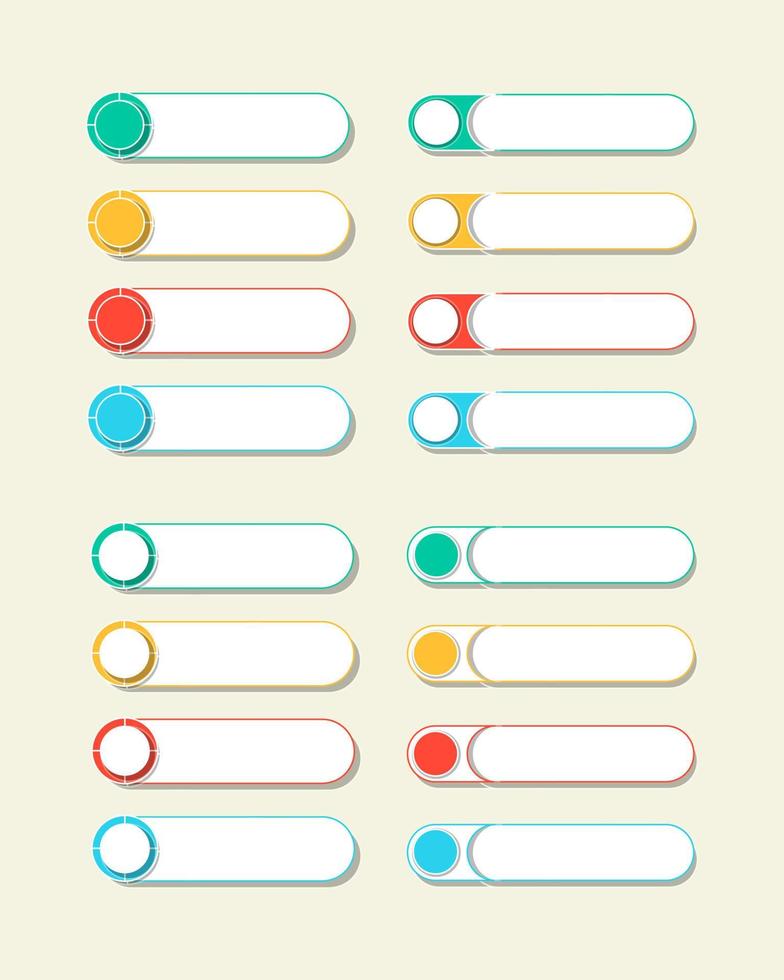 éléments de conception de décors infographiques, pour la conception matérielle vecteur