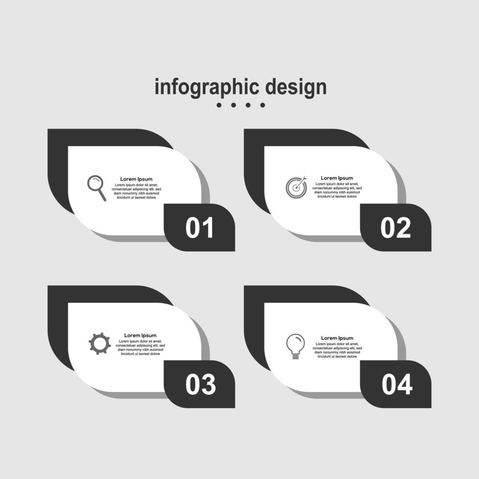 infographie conception feuilles design moderne vecteur