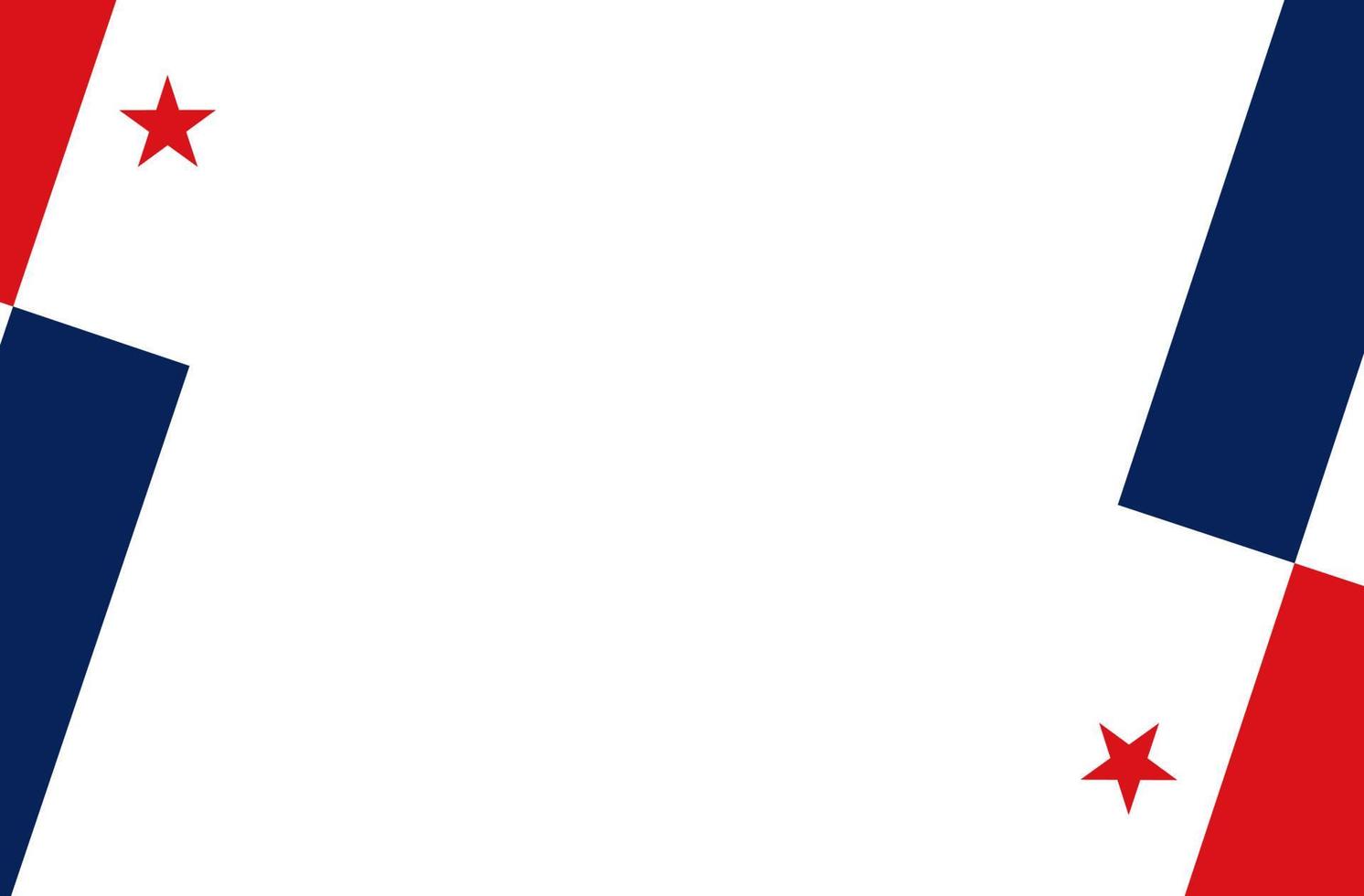 vague de drapeau panama isolée sur png ou fond transparent, symbole du panama. illustration vectorielle vecteur