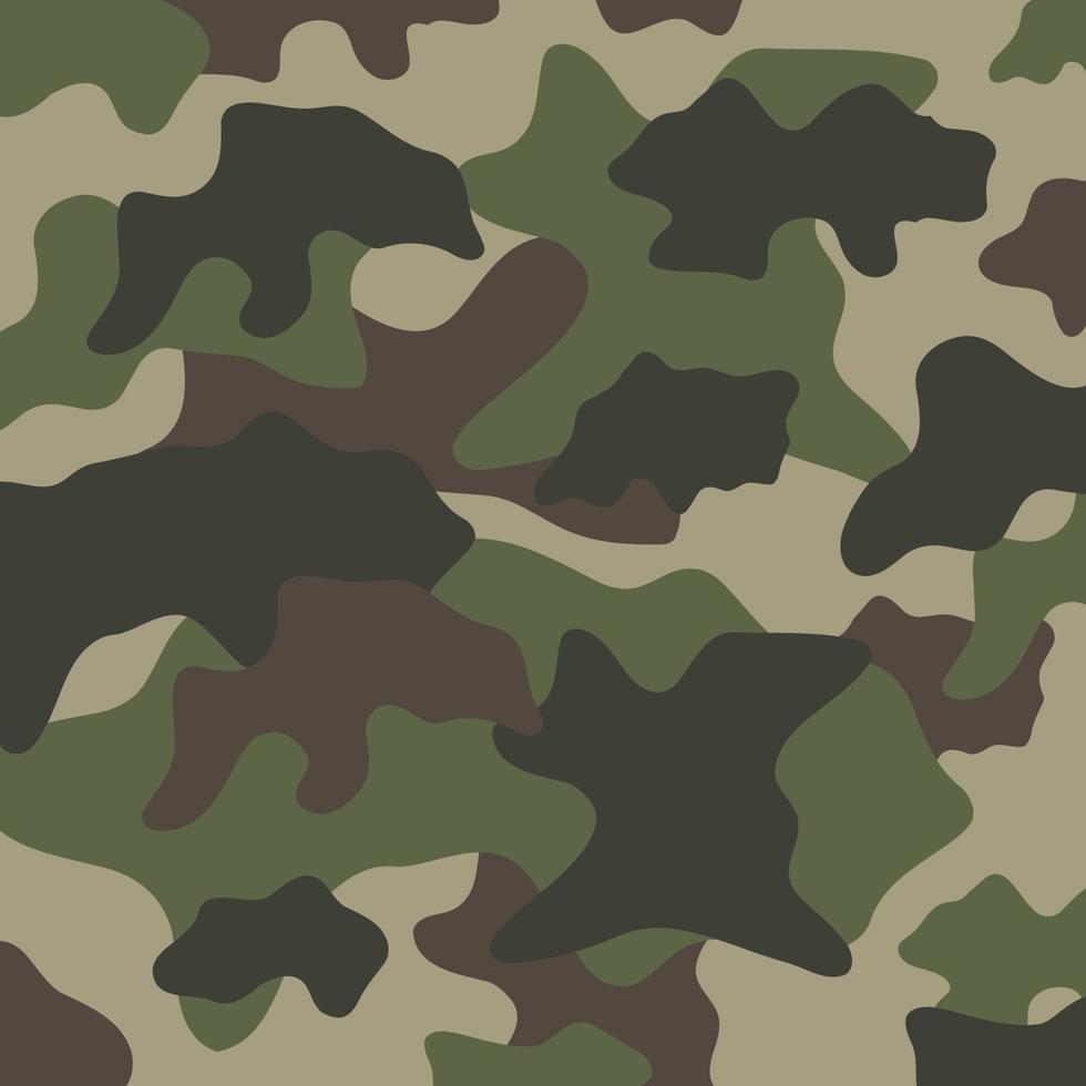 pinceau abstrait art camouflage vert jungle modèle militaire arrière-plan prêt pour votre conception vecteur