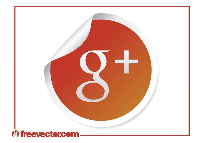 Icône Google Plus vecteur