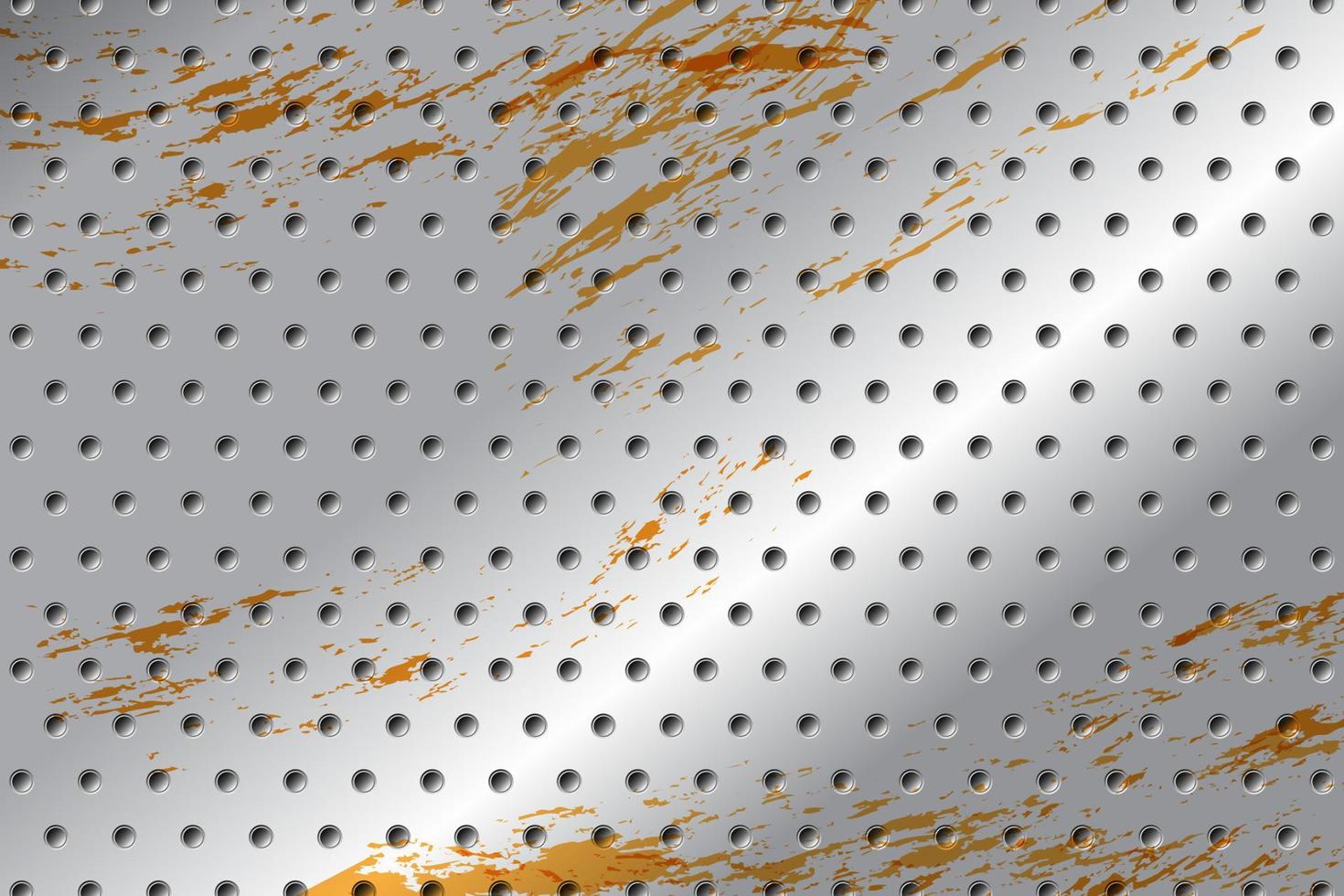 conception de plaque de surface métallique abstraite et fond de rouille. vecteur d'illustration