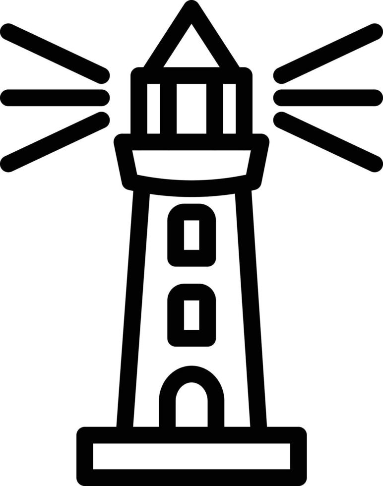 illustration de conception icône vecteur phare