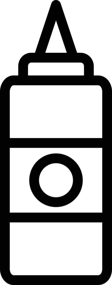 illustration de conception d'icône de vecteur de bouteille de sauce