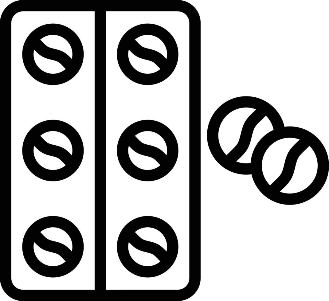 comprimés vecteur icône illustration de conception