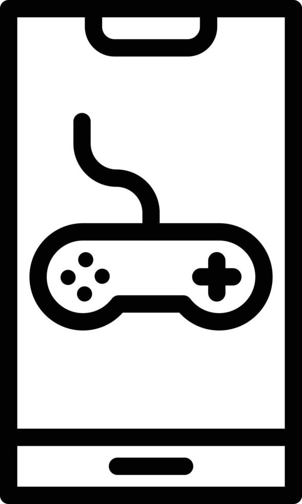 illustration de conception d'icône de vecteur de jeu
