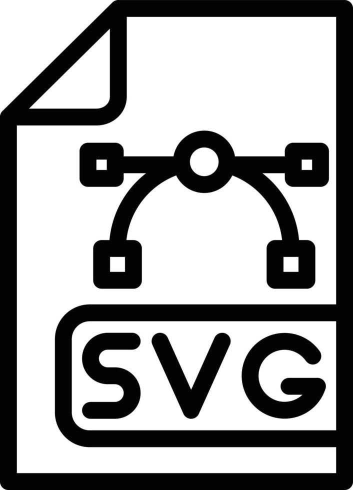 illustration de conception d'icône de vecteur de fichier svg
