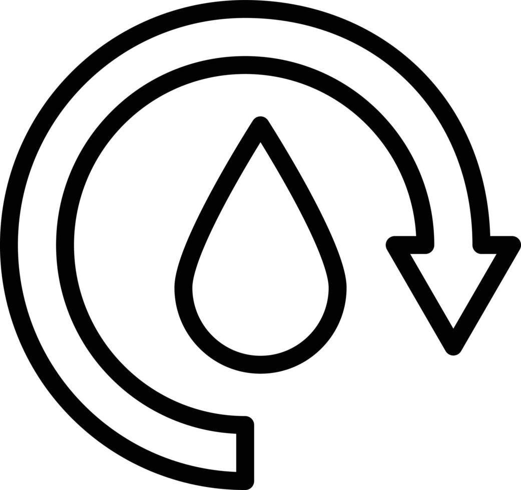 illustration de conception d'icône de vecteur de cycle de l'eau