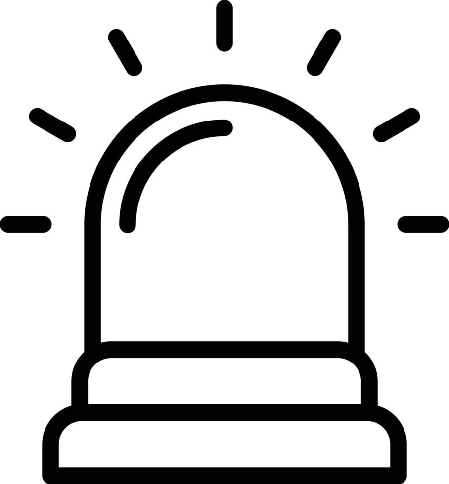 illustration de conception d'icône de vecteur de sirène