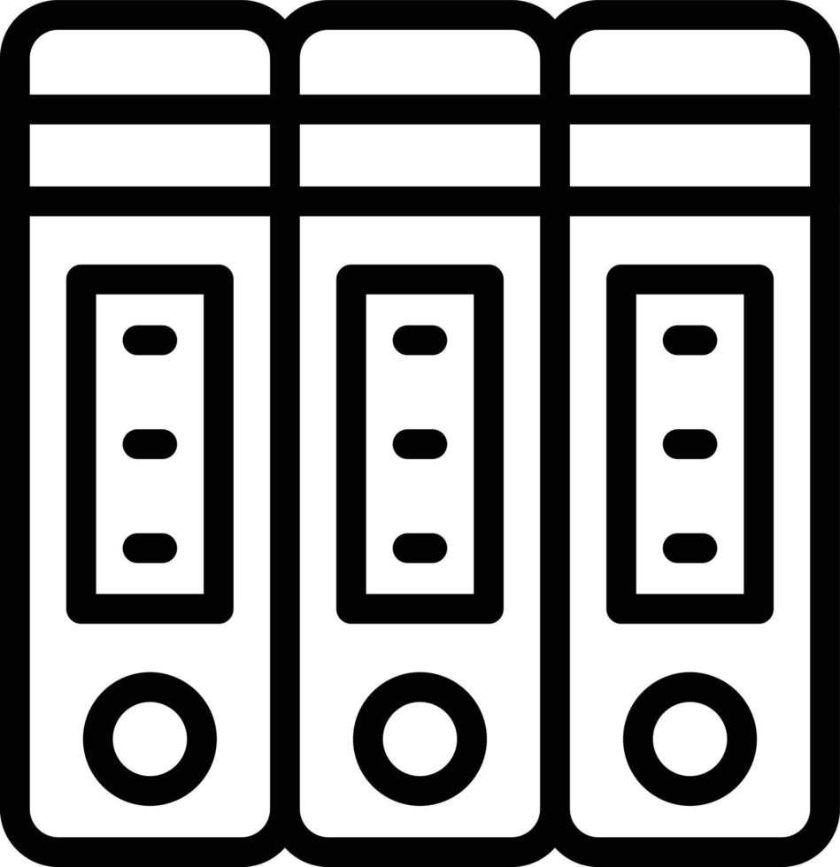 illustration de conception d'icône de vecteur de dossier