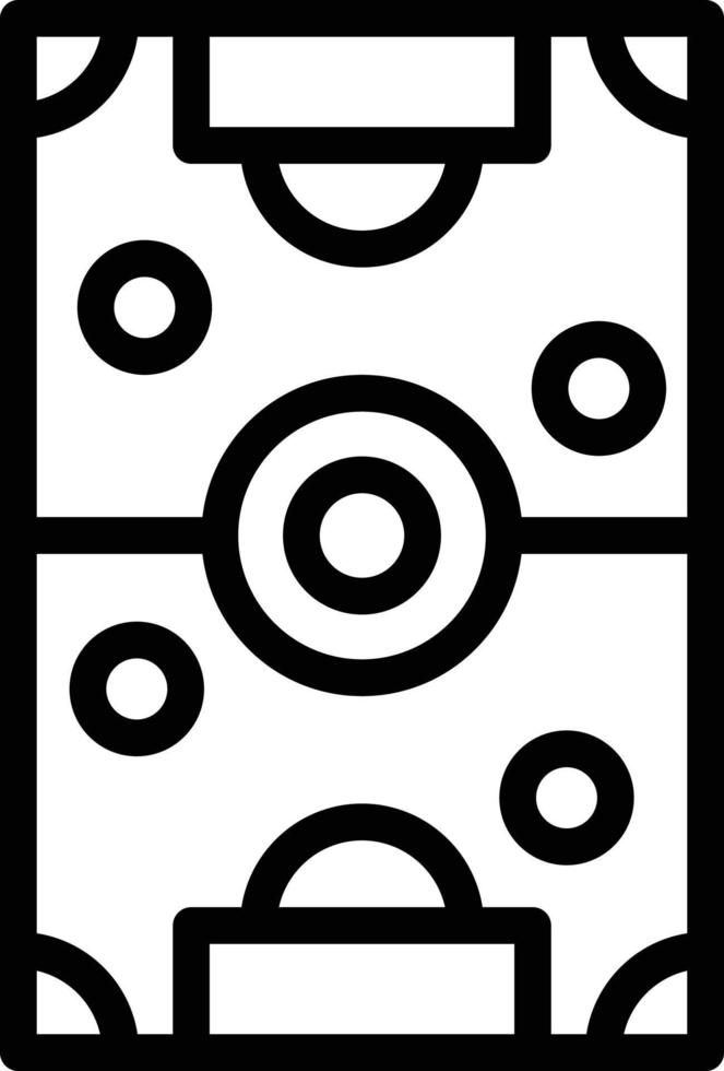 illustration de conception d'icône de vecteur de terrain de football