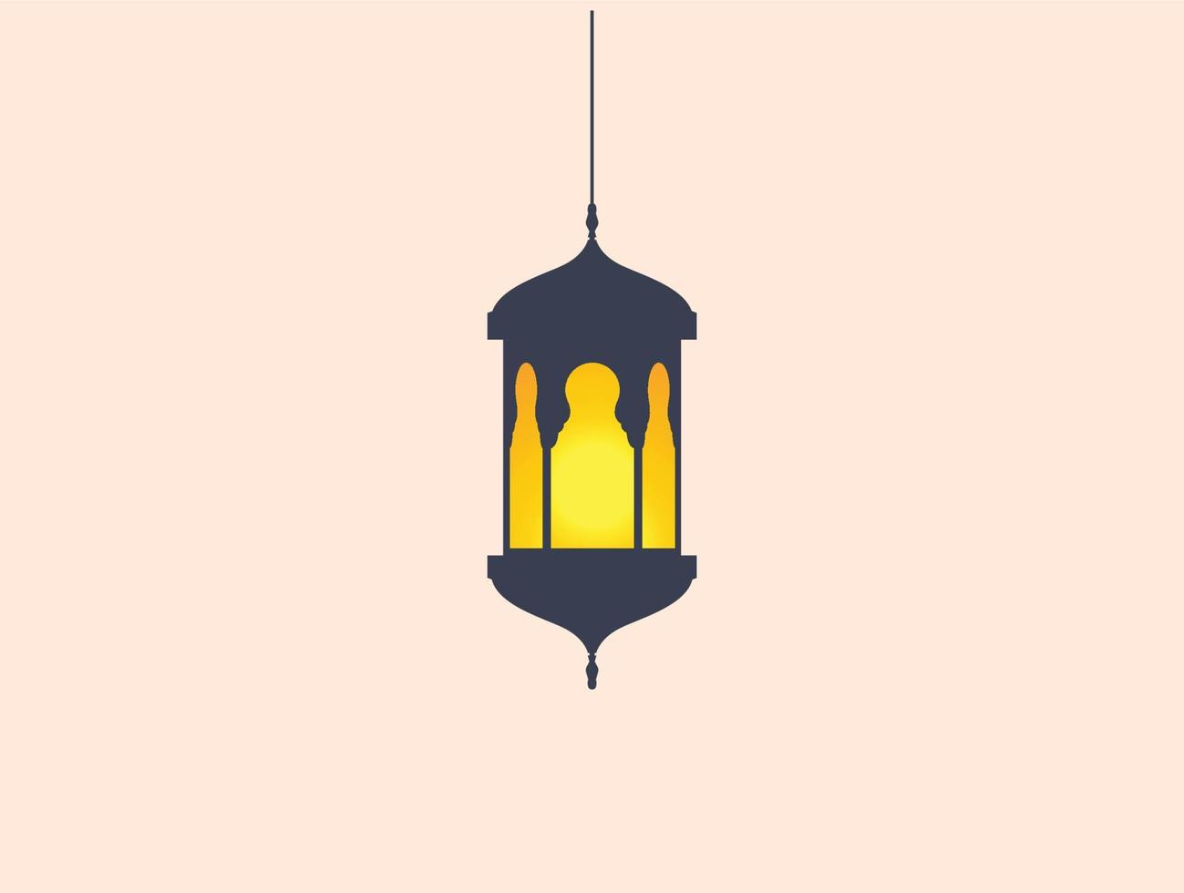 lanternes suspendues colorées pour le mois sacré islamique, ramadan kareem vecteur