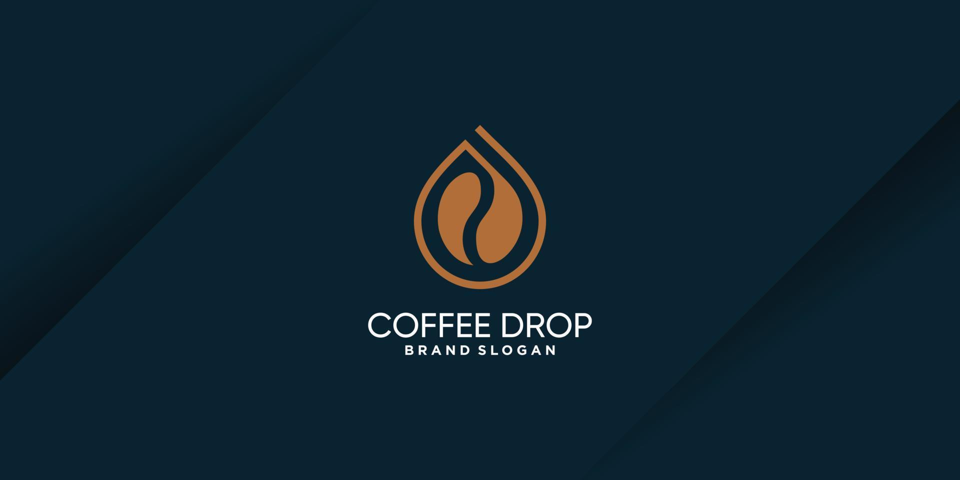 modèle de logo de café avec des éléments créatifs pour les affaires vecteur premium partie 6