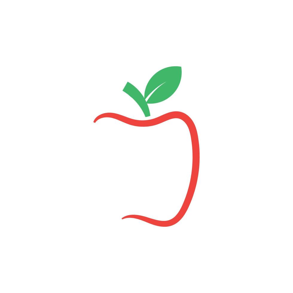 création de logo de pomme moderne. icône de pomme, illustration d'art vectoriel