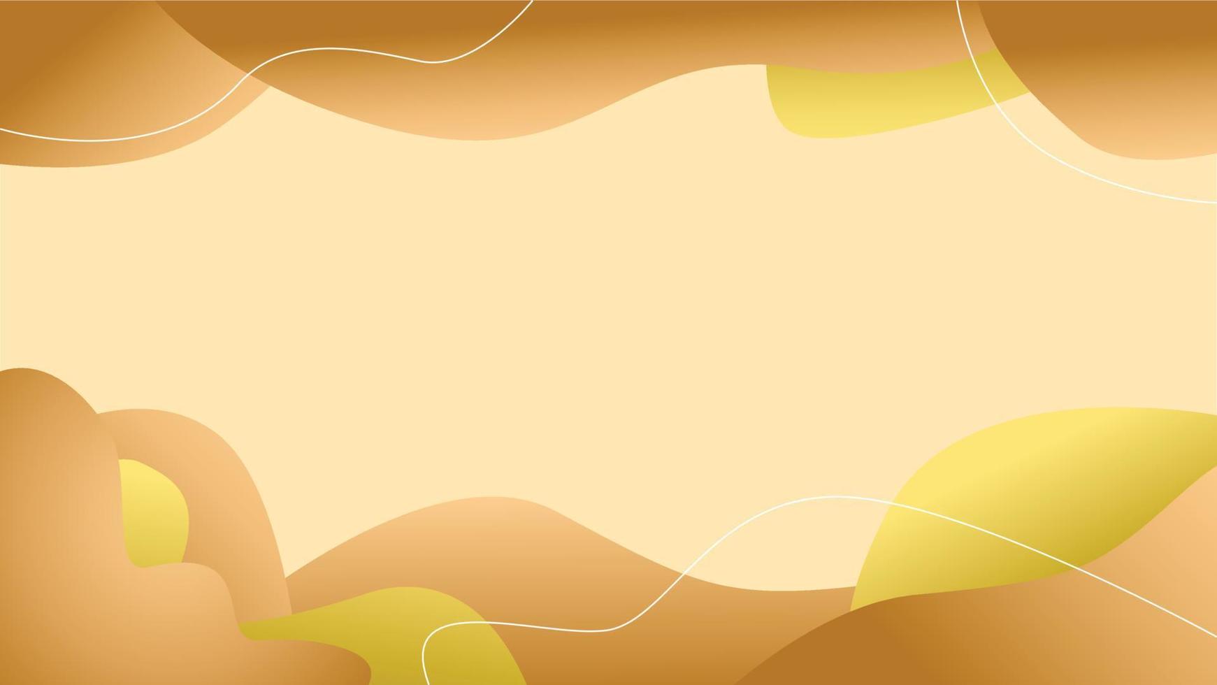 illustration d'une vague de fond orange avec dégradé vecteur