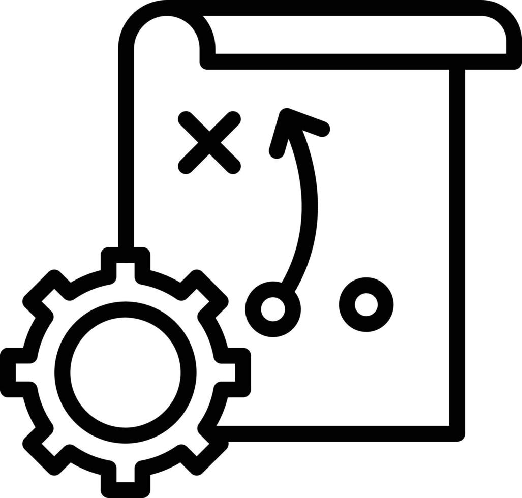 icône de vecteur de stratégie qui peut facilement modifier ou éditer