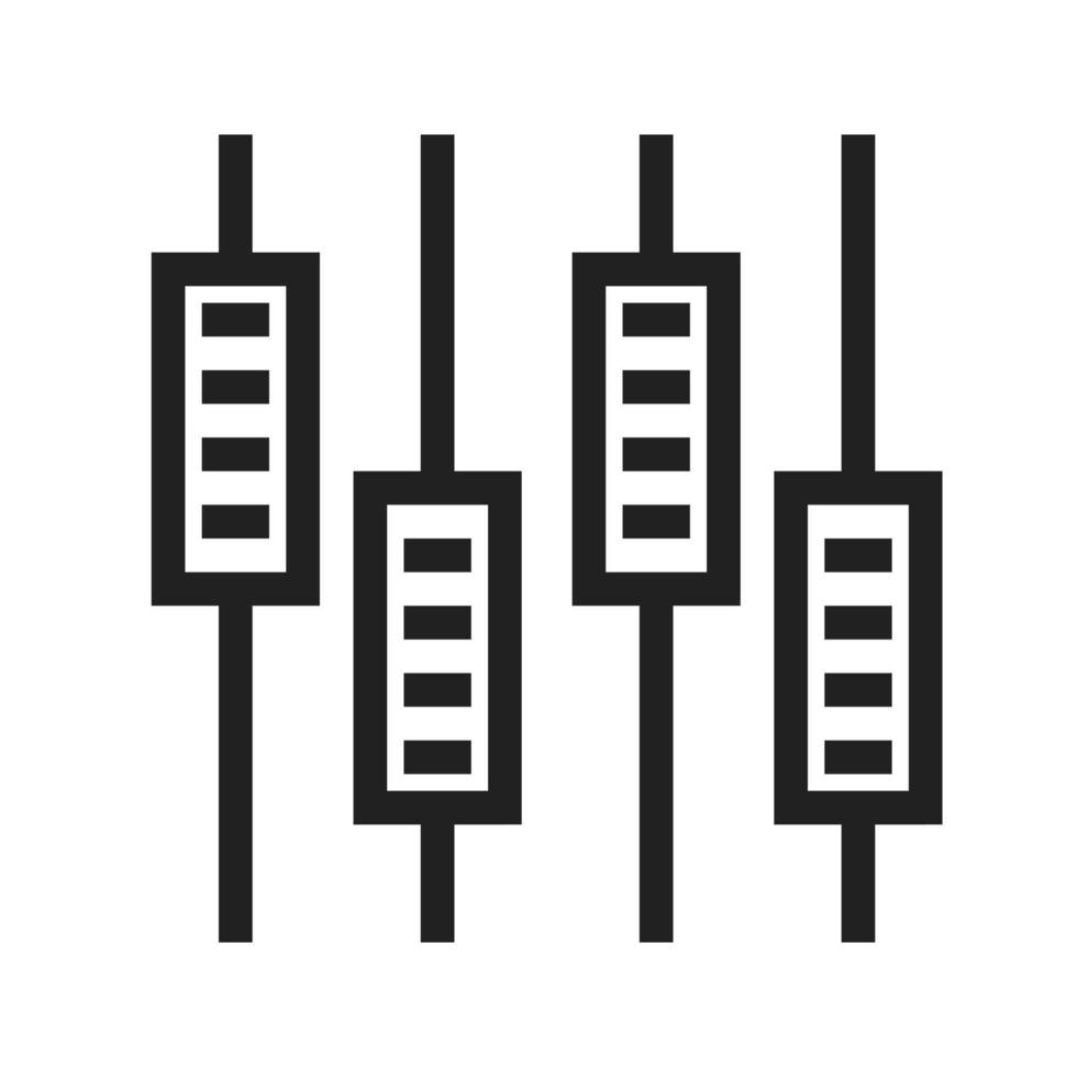 icône de ligne de console vecteur