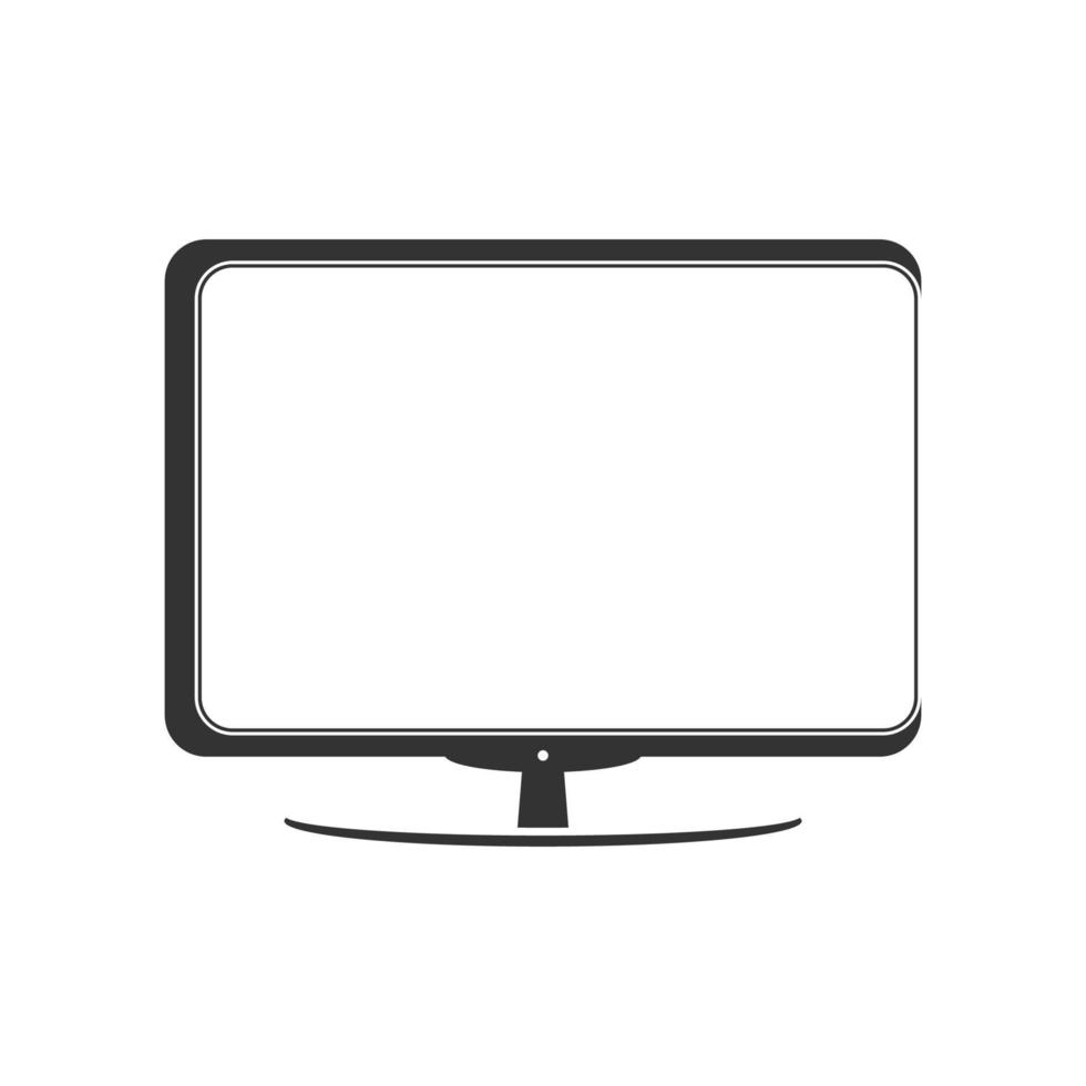 icône televisi ou lcd vecteur