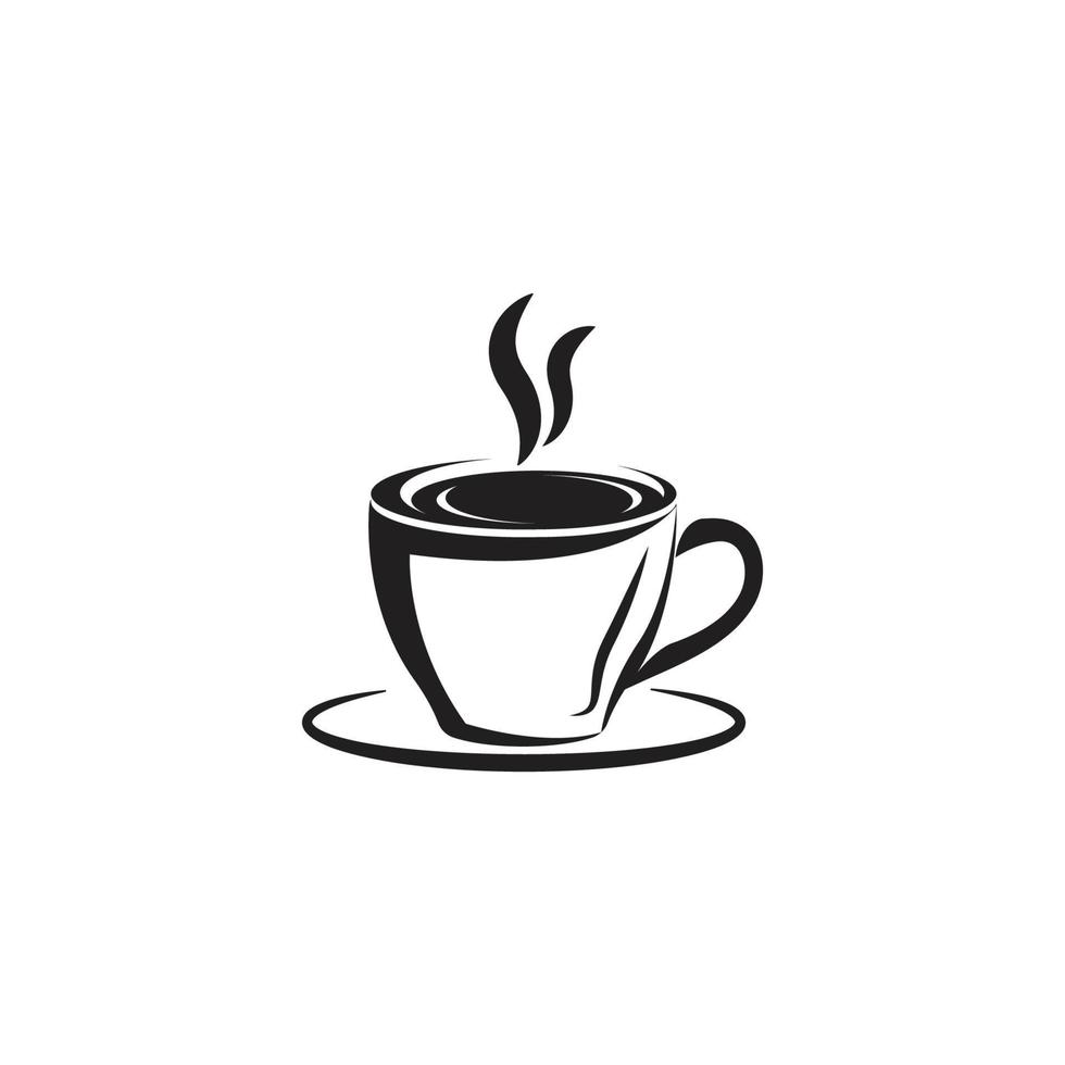 modèle de conception d'icône de café vecteur