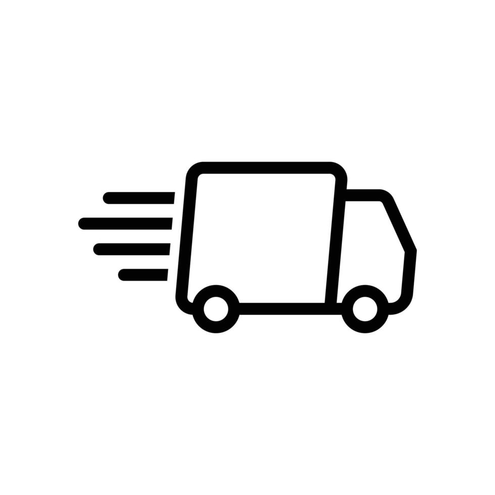 modèle de conception d'icône de voiture de livraison vecteur
