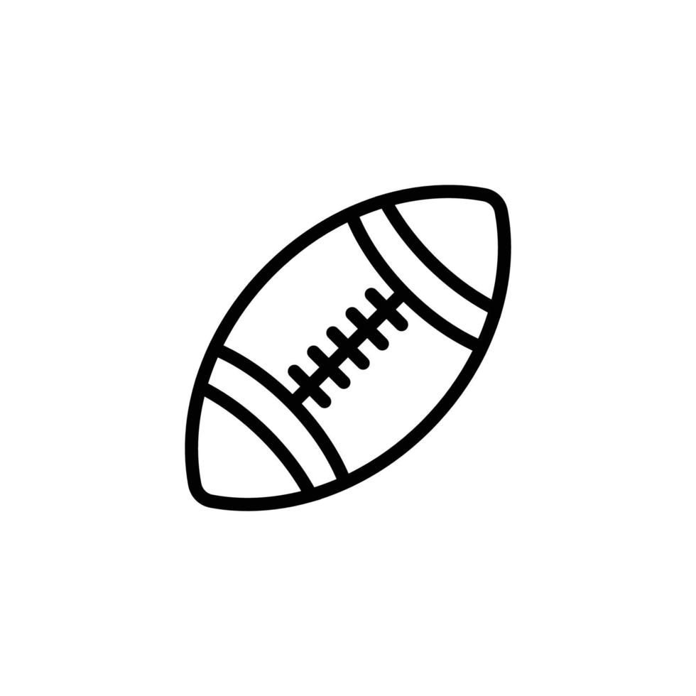 modèle de conception d'icône de football américain vecteur
