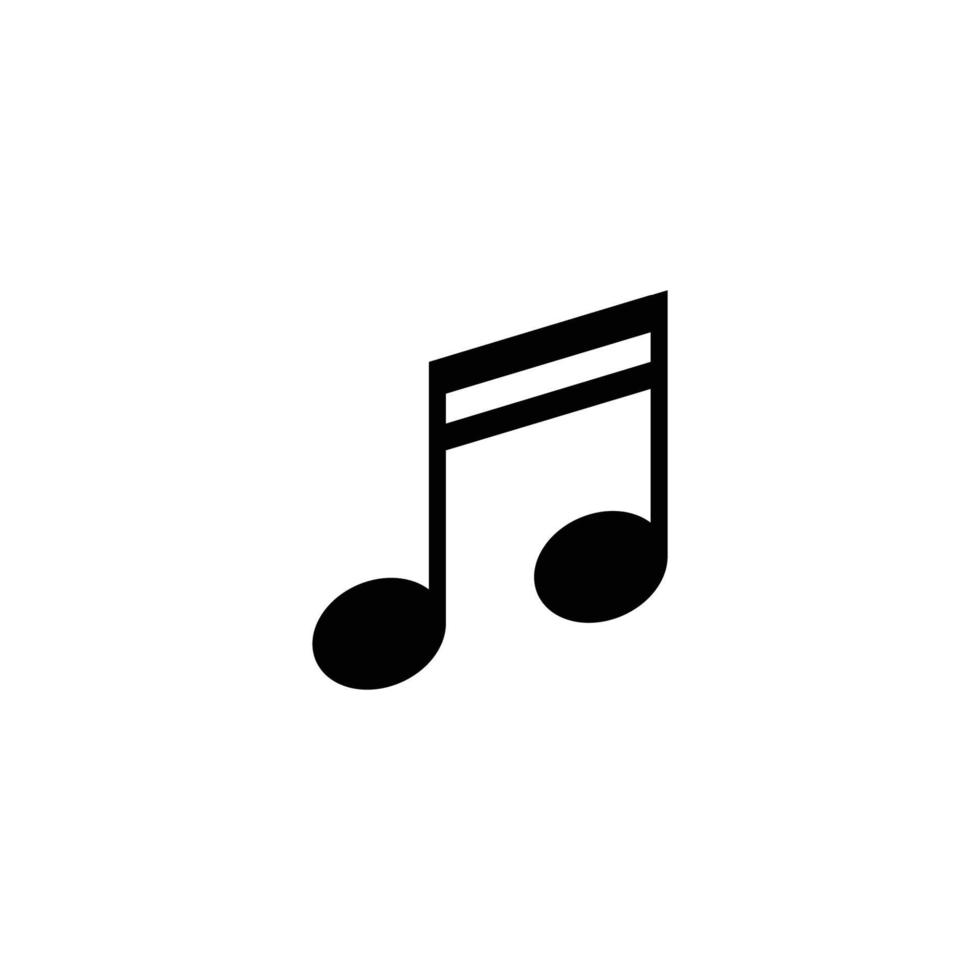 modèle de conception d'icône de musique vecteur