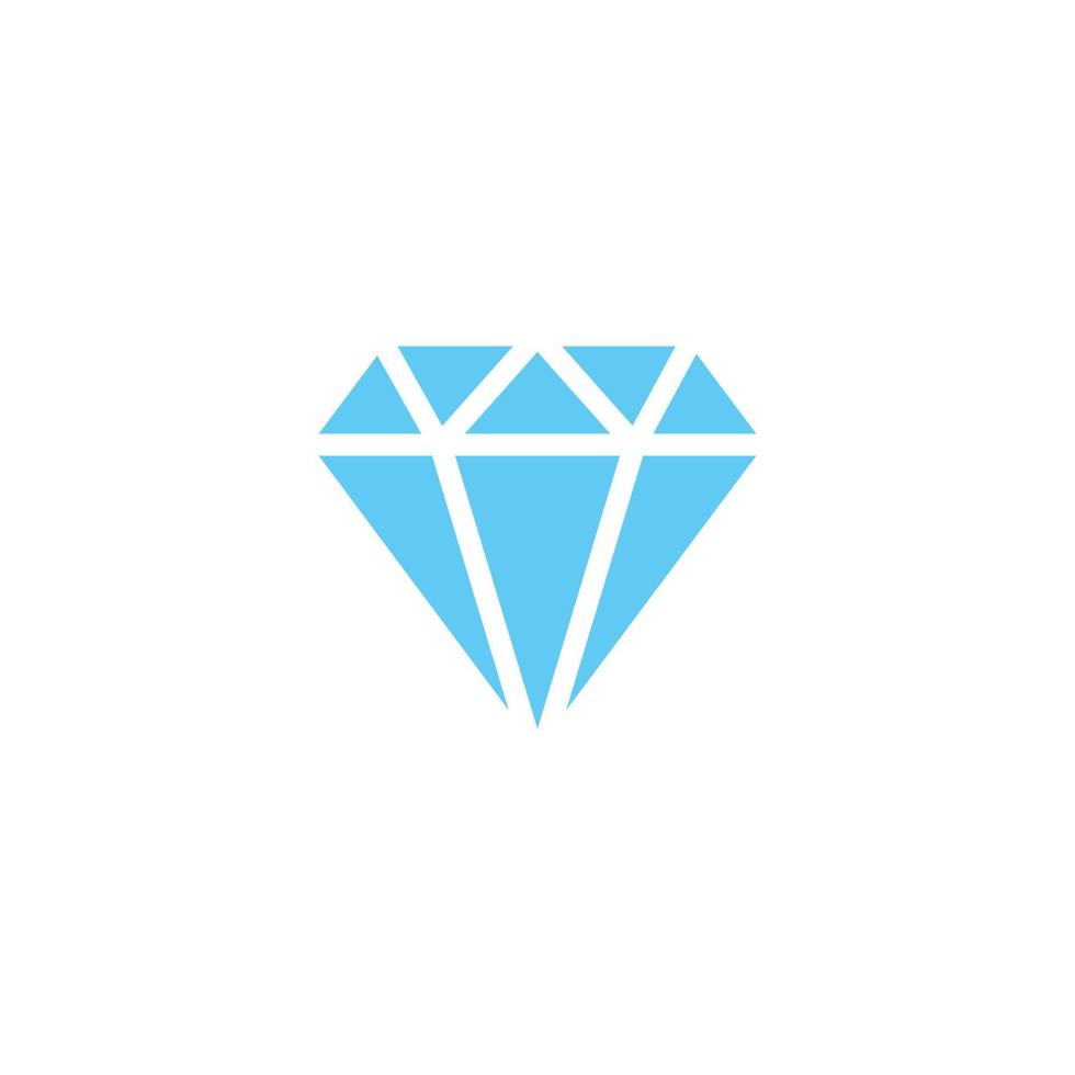 modèle de conception d'icône de diamant vecteur