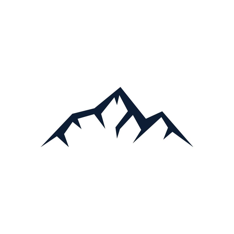 modèle de conception d'icône de logo de montagne vecteur