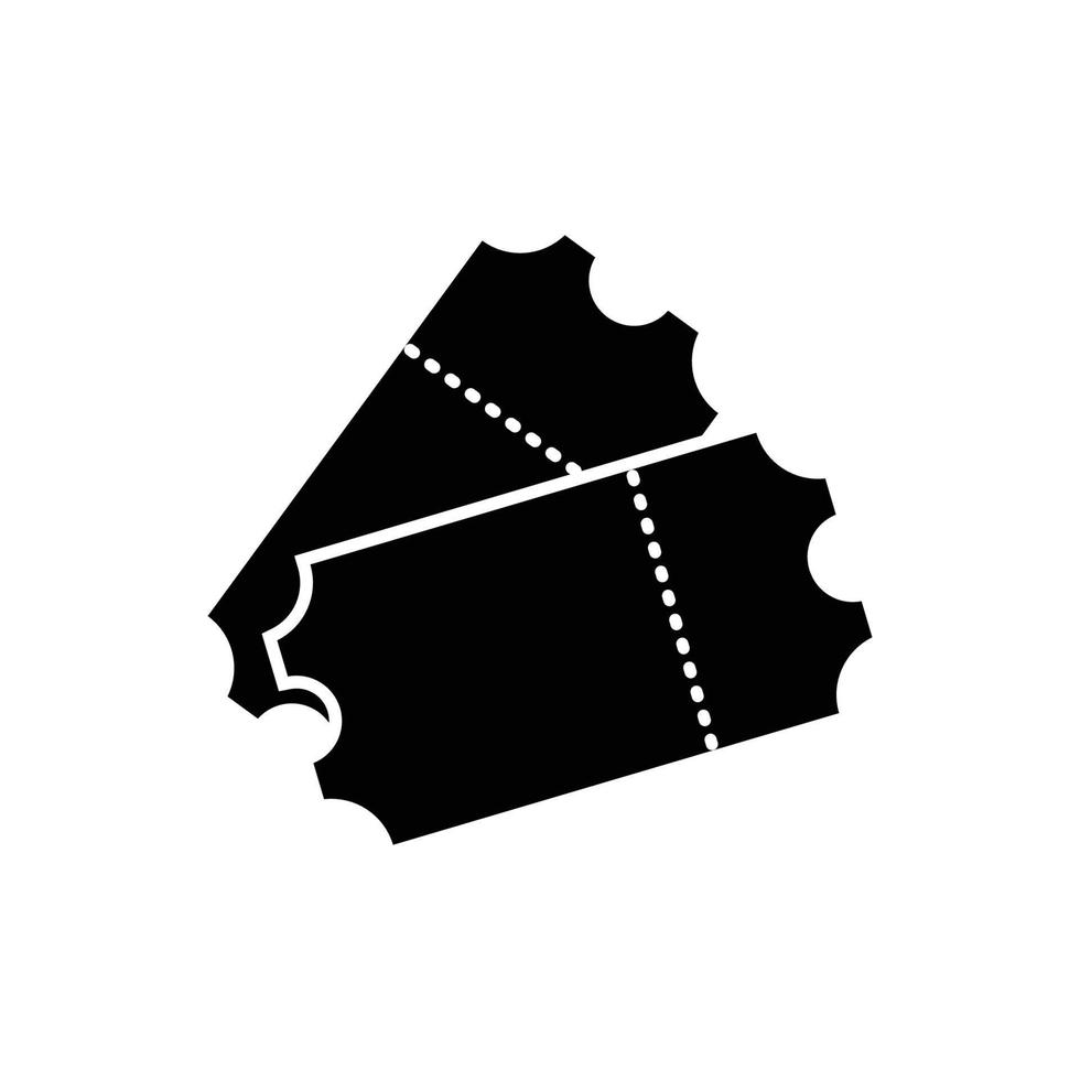 vecteur de modèle de conception d'icône de billet