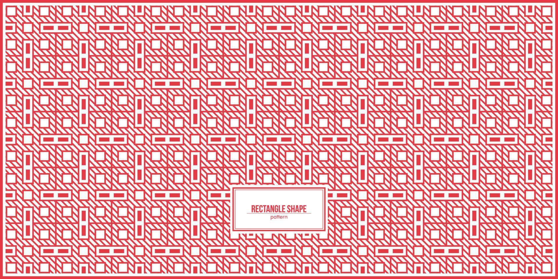 rectangle abstrait motif rouge avec ligne diagonale vecteur