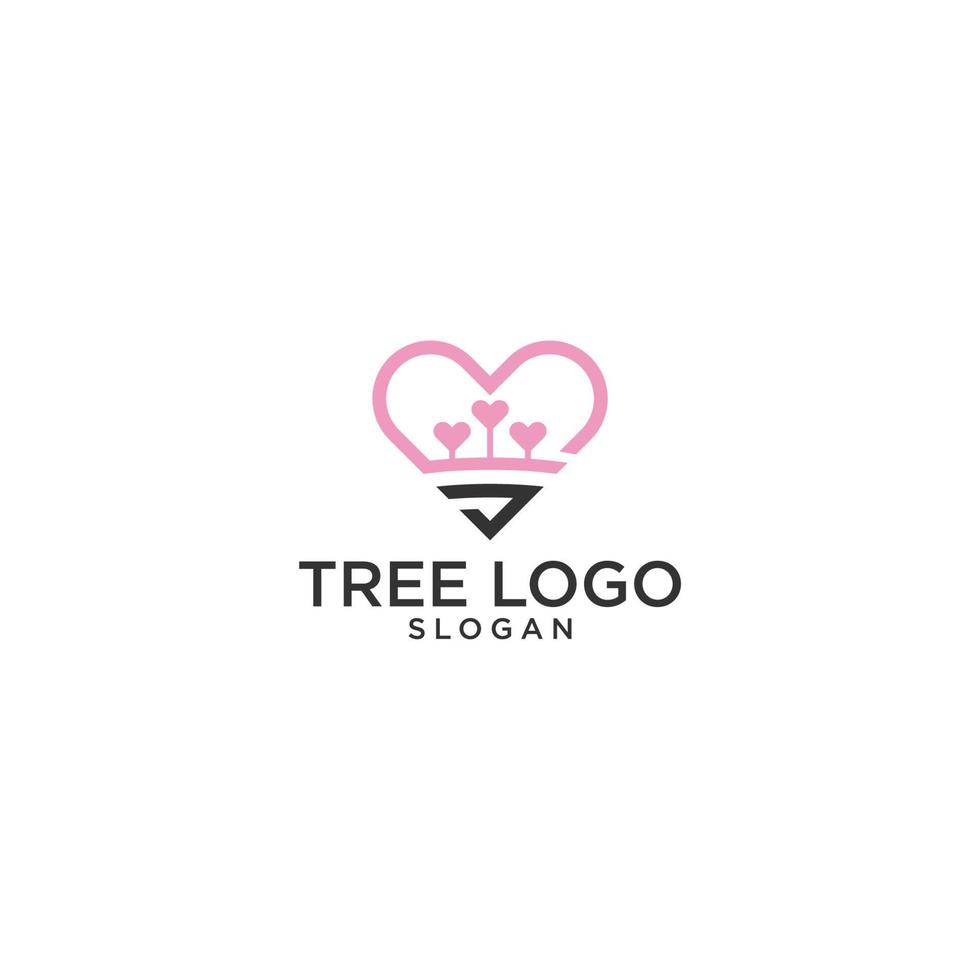 icône de vecteur d'arbre. nature arbres vector illustration logo design.