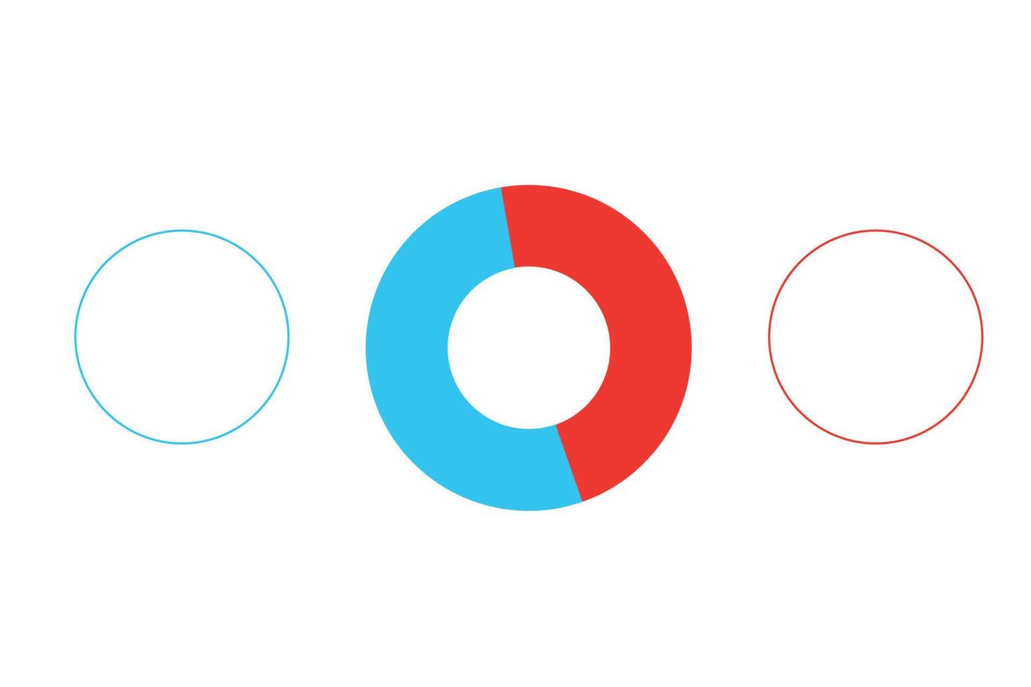 rapport de profits et pertes. illustration de la planification des affaires, des graphiques et des diagrammes infographiques vecteur