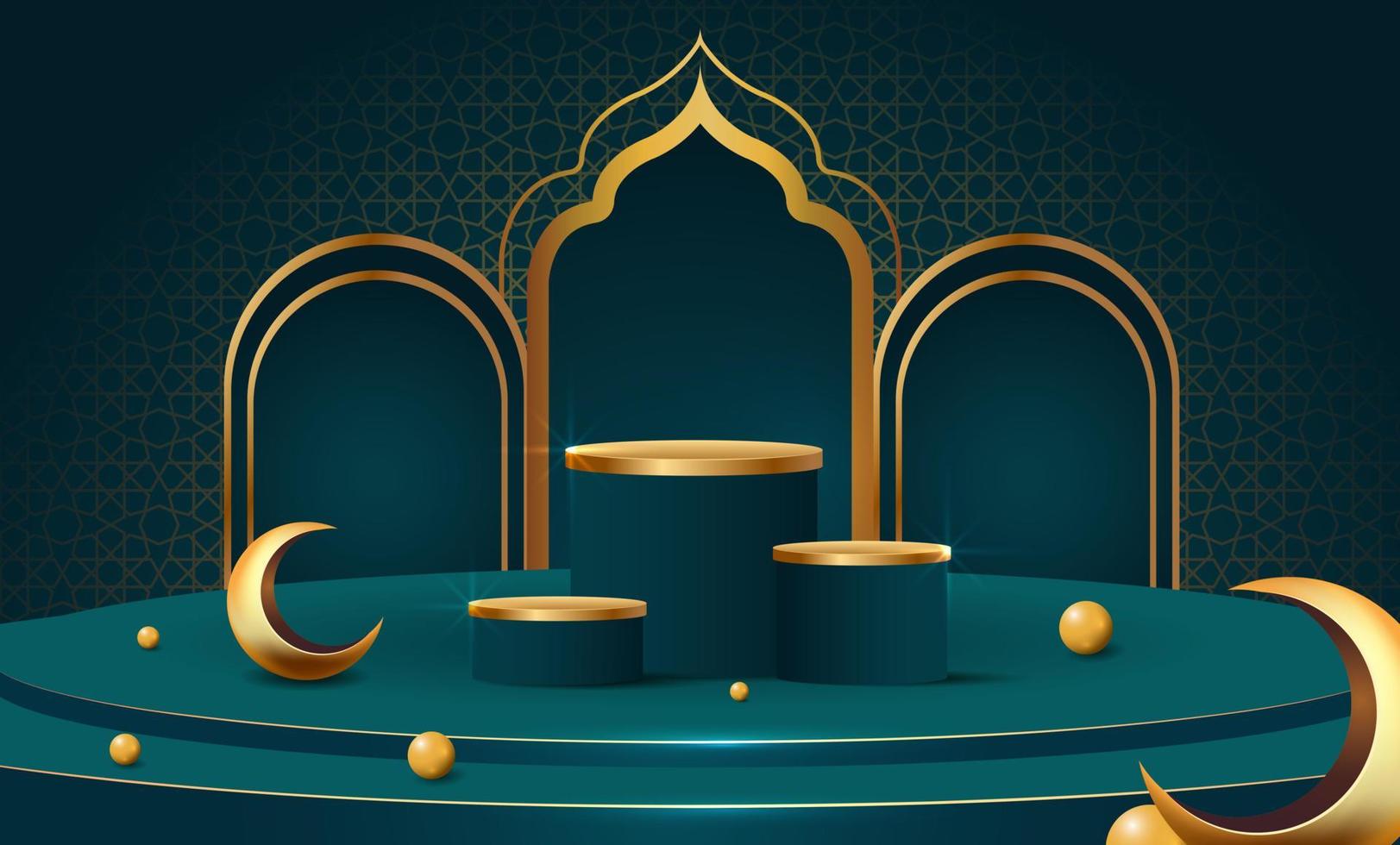 illustration de conception de fond bannière ramadan kareem vecteur