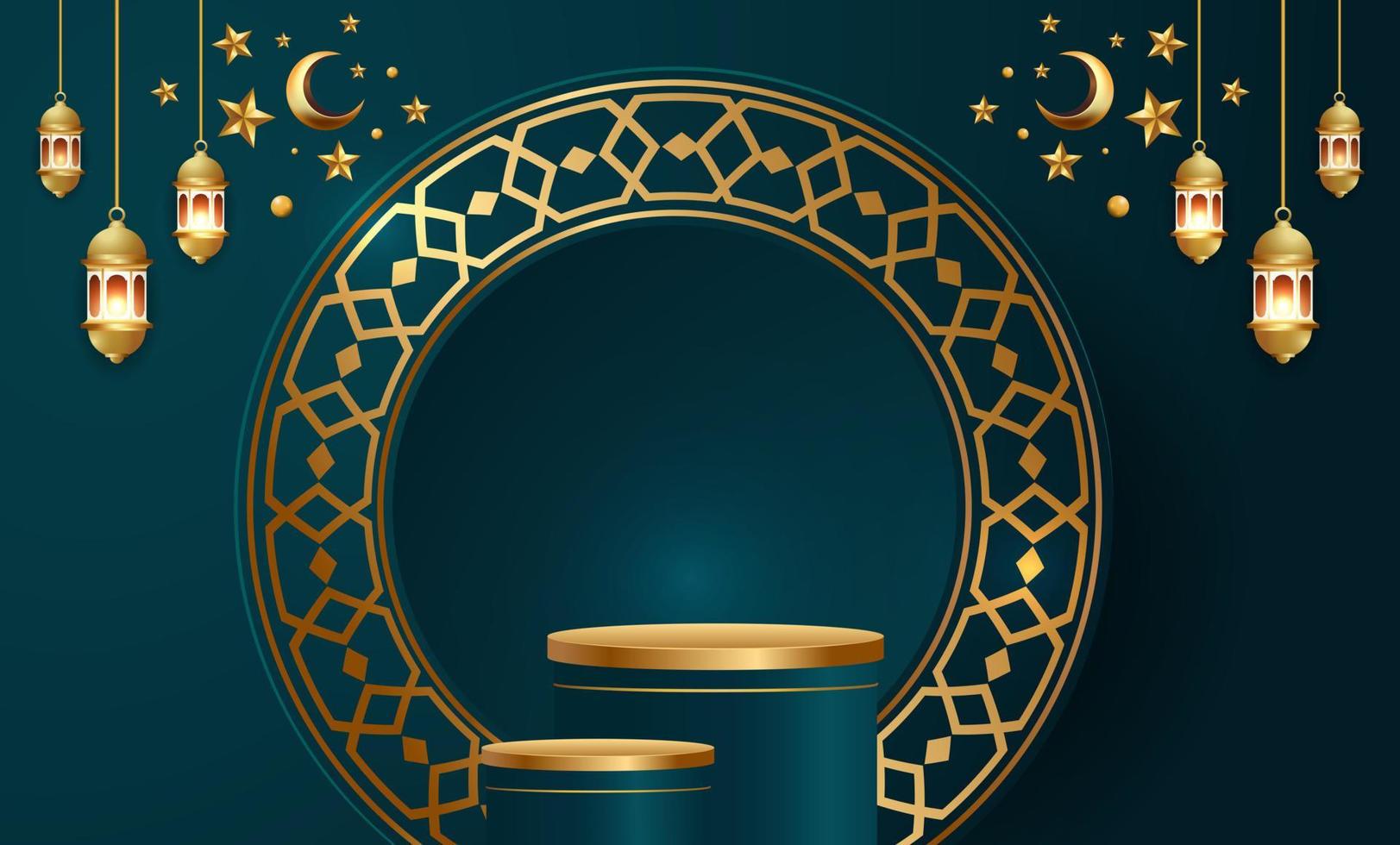 illustration de conception de fond bannière ramadan kareem vecteur