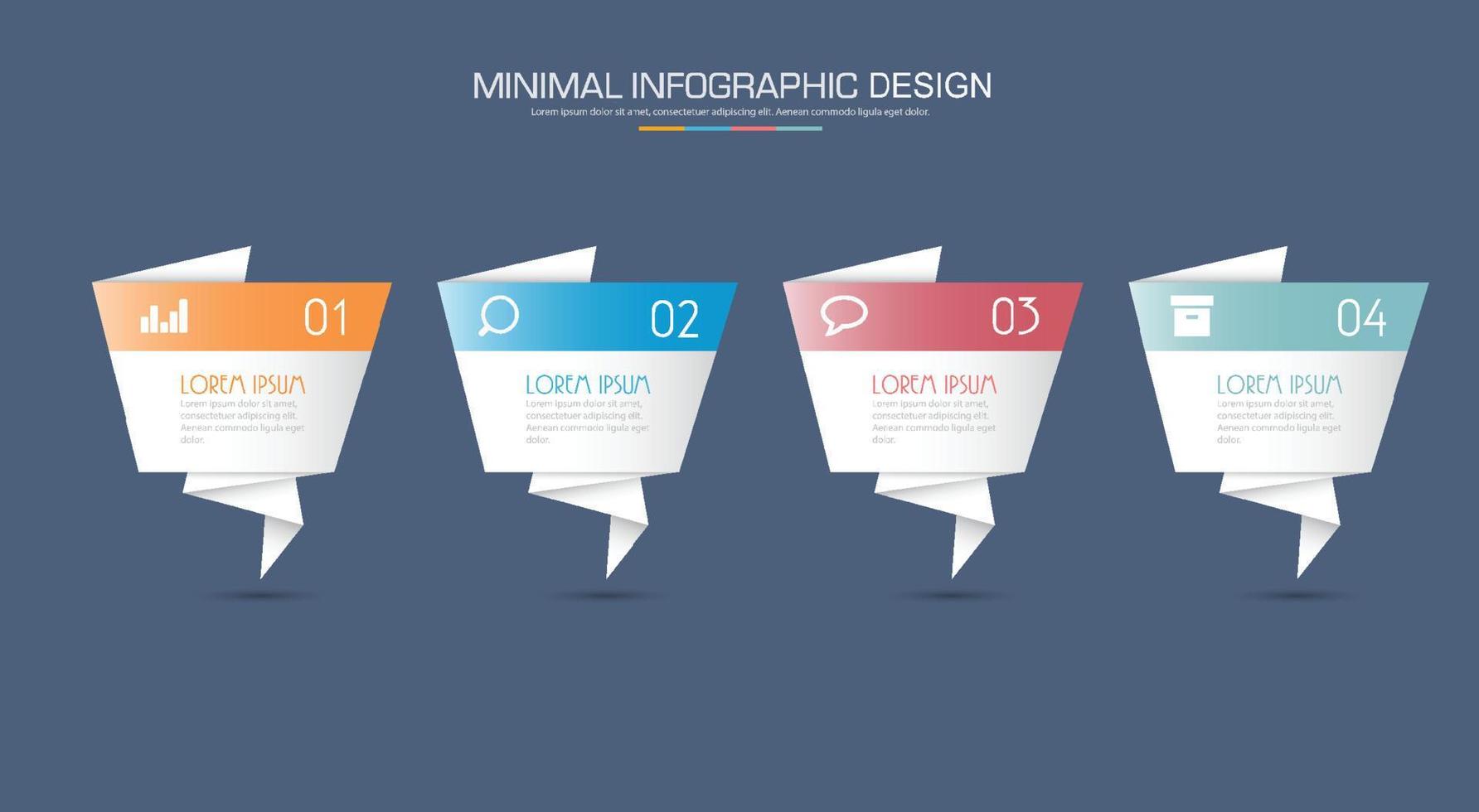 modèle d'infographie d'entreprise avec icône, illustrations de conception vectorielle vecteur