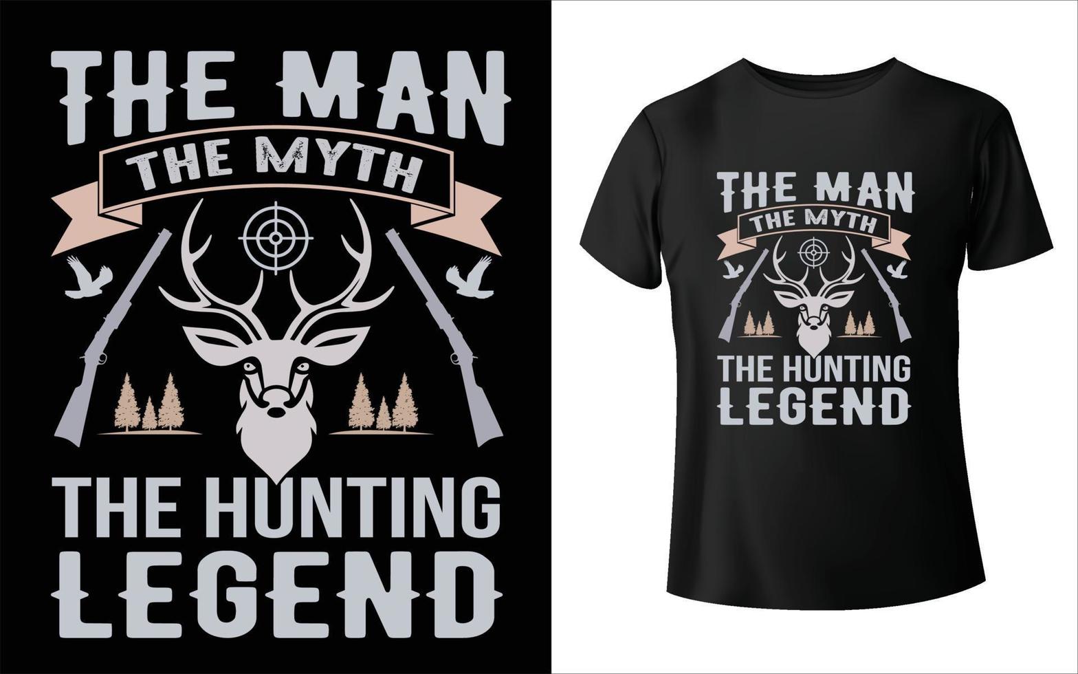 conception de t-shirt de chasse, art vectoriel de t-shirt, vecteur de chasse,