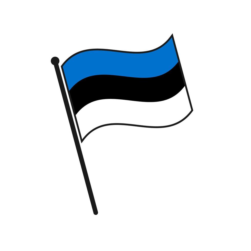 icône de drapeau simple vecteur