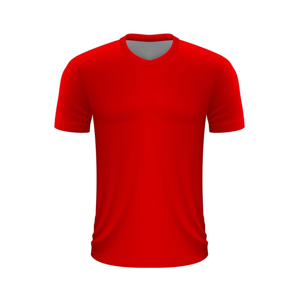 chemise de football vierge vecteur