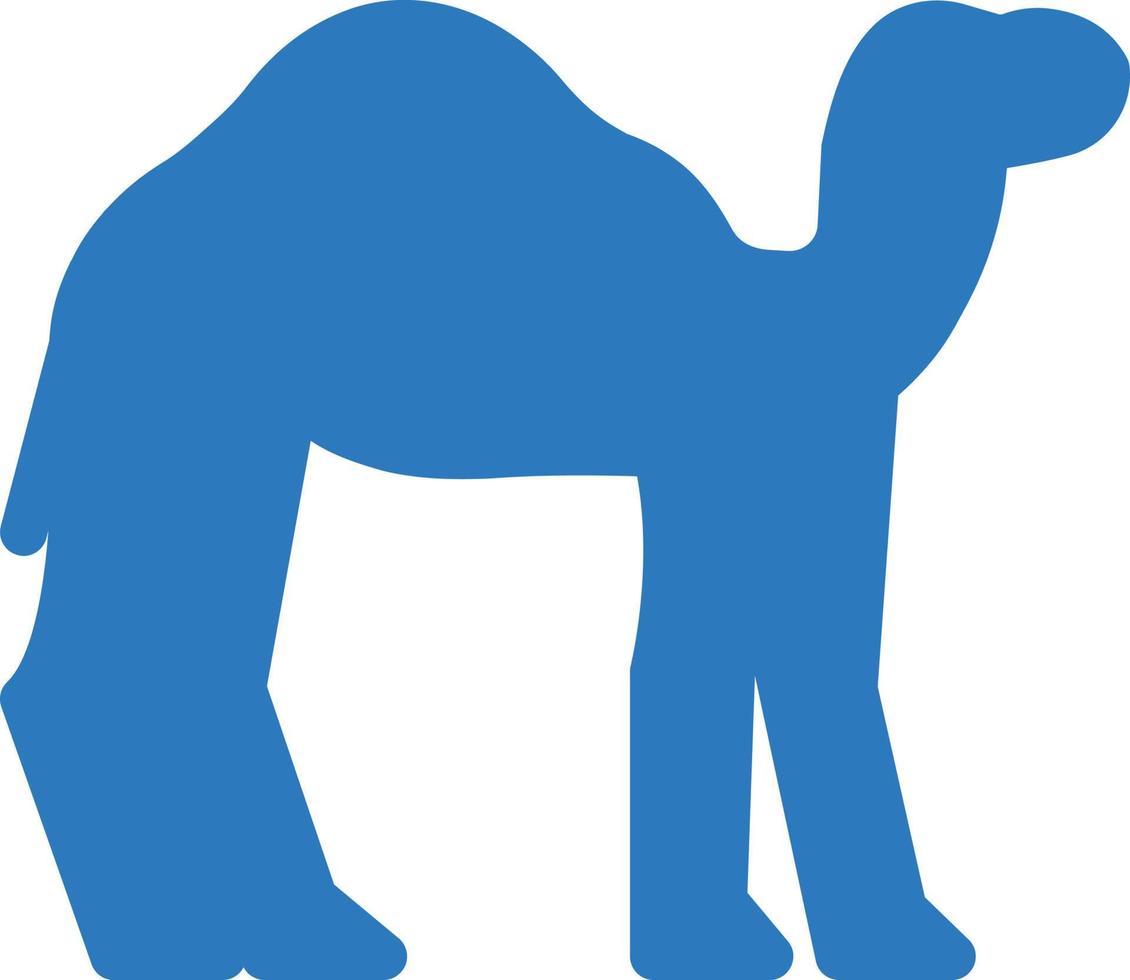 illustration vectorielle de chameau sur fond.symboles de qualité premium.icônes vectorielles pour le concept et la conception graphique. vecteur