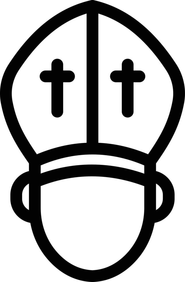 illustration vectorielle de pape sur fond.symboles de qualité premium.icônes vectorielles pour le concept et la conception graphique. vecteur