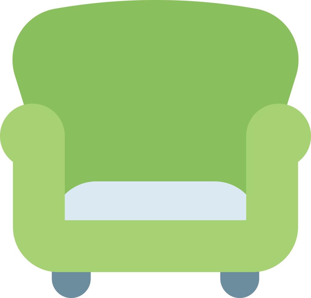 illustration vectorielle de siège de canapé sur fond. symboles de qualité premium. icônes vectorielles pour le concept et la conception graphique. vecteur