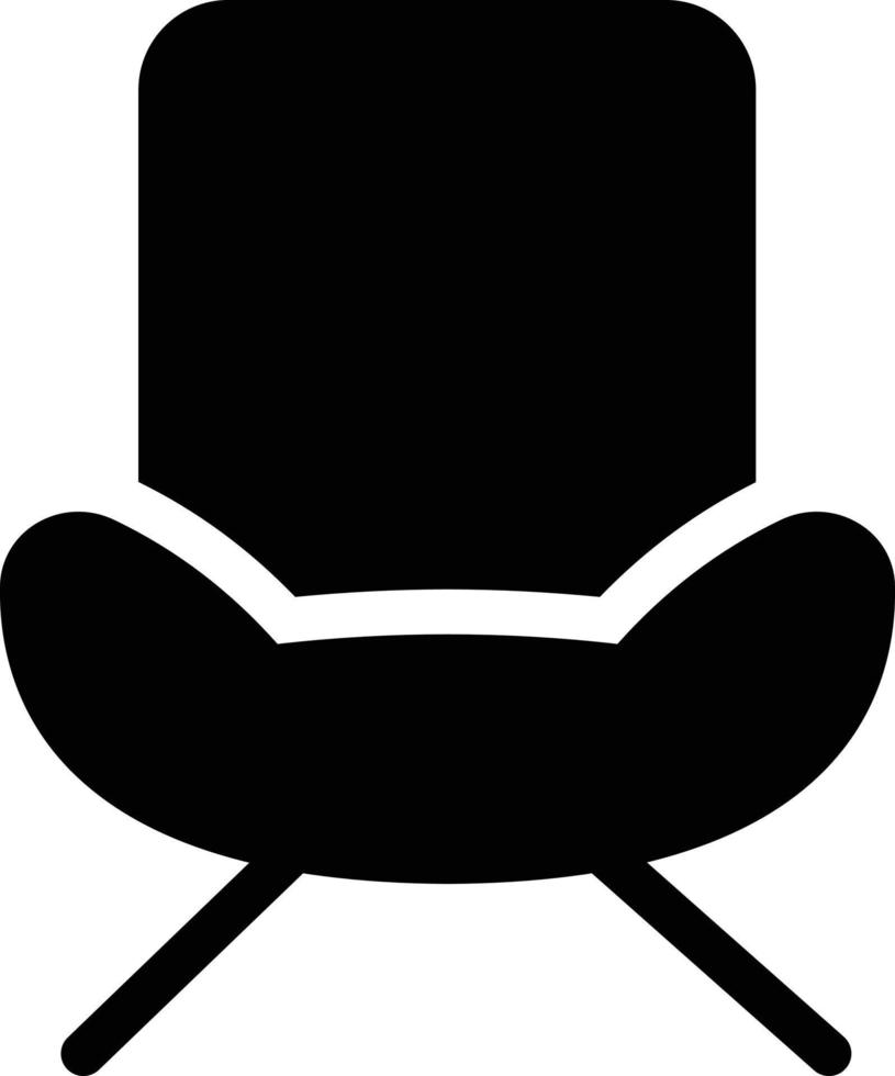 illustration vectorielle de chaise sur fond.symboles de qualité premium.icônes vectorielles pour le concept et la conception graphique. vecteur
