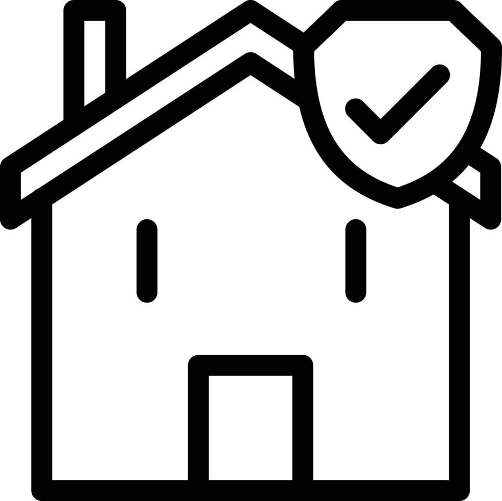illustration vectorielle à la maison sur un fond. symboles de qualité premium. icônes vectorielles pour le concept et la conception graphique. vecteur