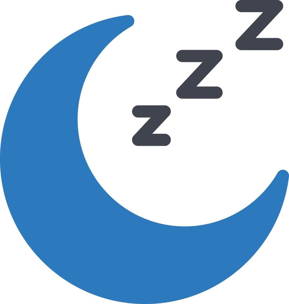 illustration vectorielle de sommeil sur fond.symboles de qualité premium.icônes vectorielles pour le concept et la conception graphique. vecteur