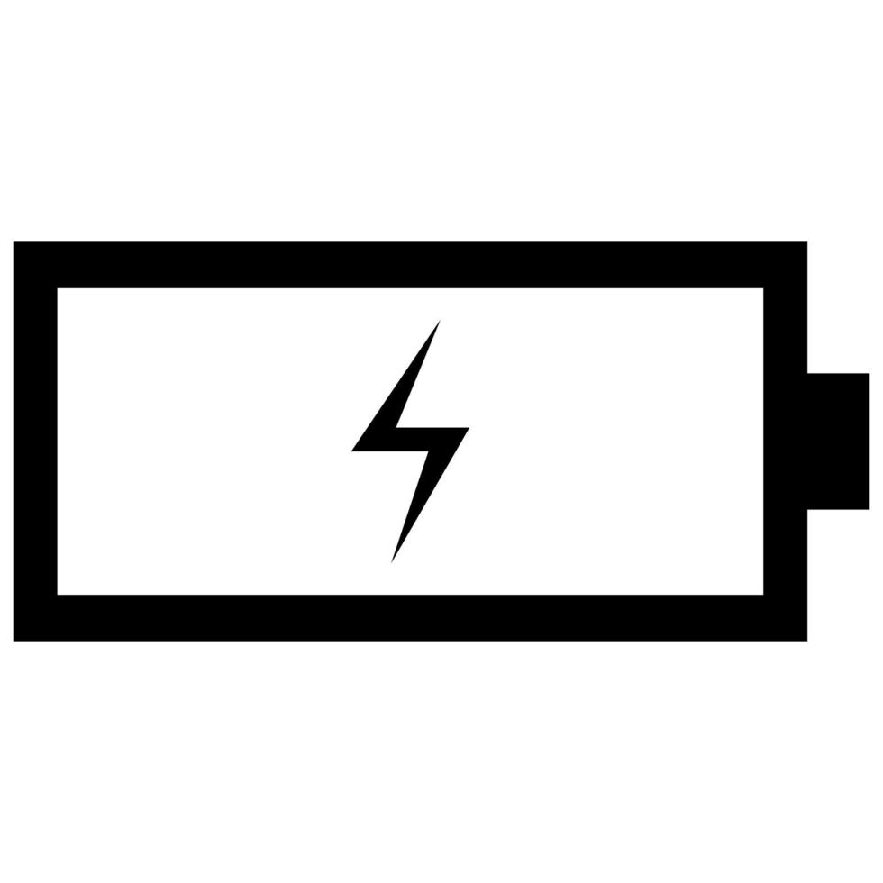 charge batterie vide vecteur
