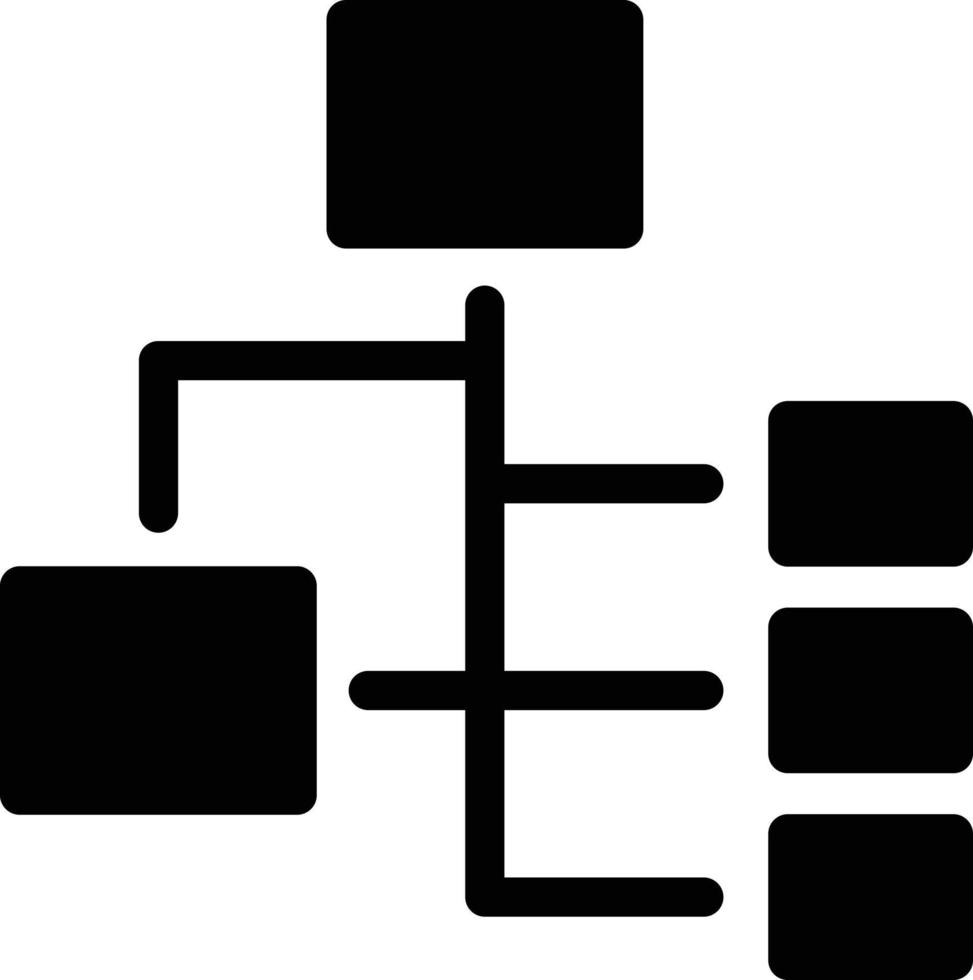 illustration vectorielle d'organigramme sur un fond. symboles de qualité premium. icônes vectorielles pour le concept et la conception graphique. vecteur
