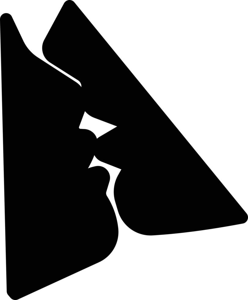 illustration vectorielle de couple kiss sur fond.symboles de qualité premium.icônes vectorielles pour le concept et la conception graphique. vecteur