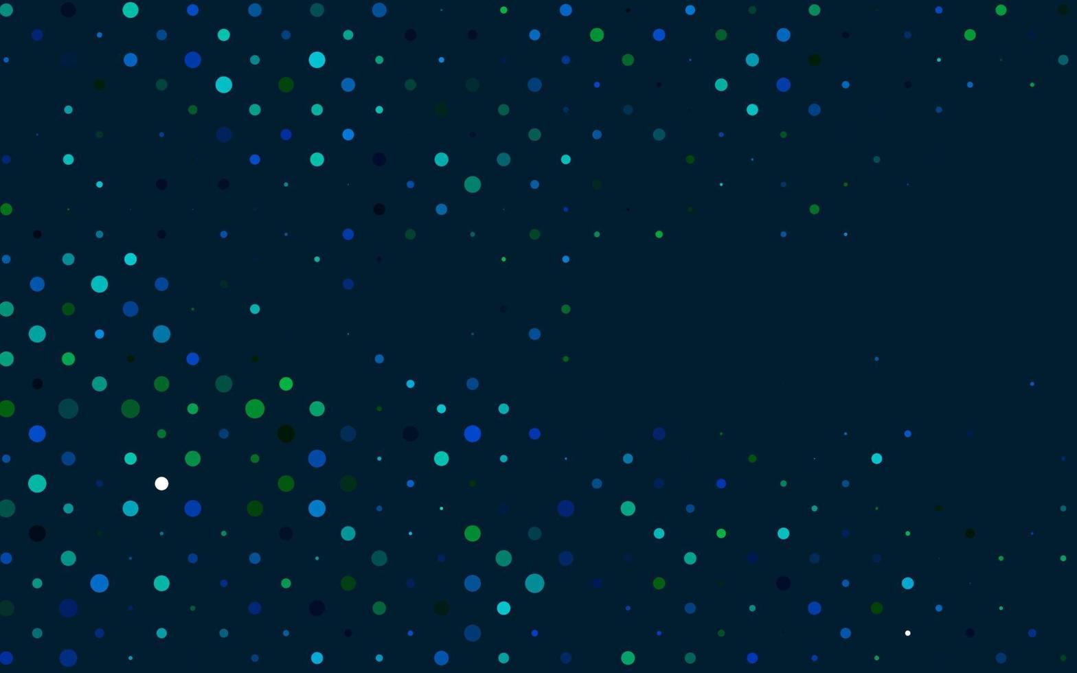 modèle vectoriel bleu clair et vert avec des cercles.