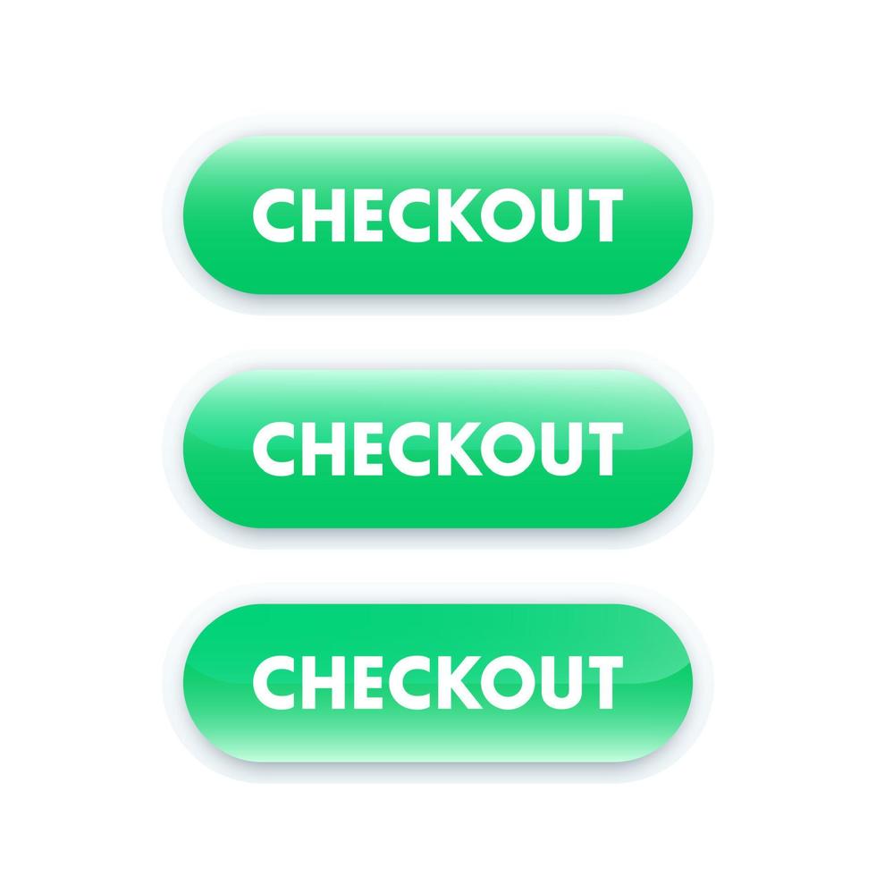 boutons de paiement pour le site Web vecteur
