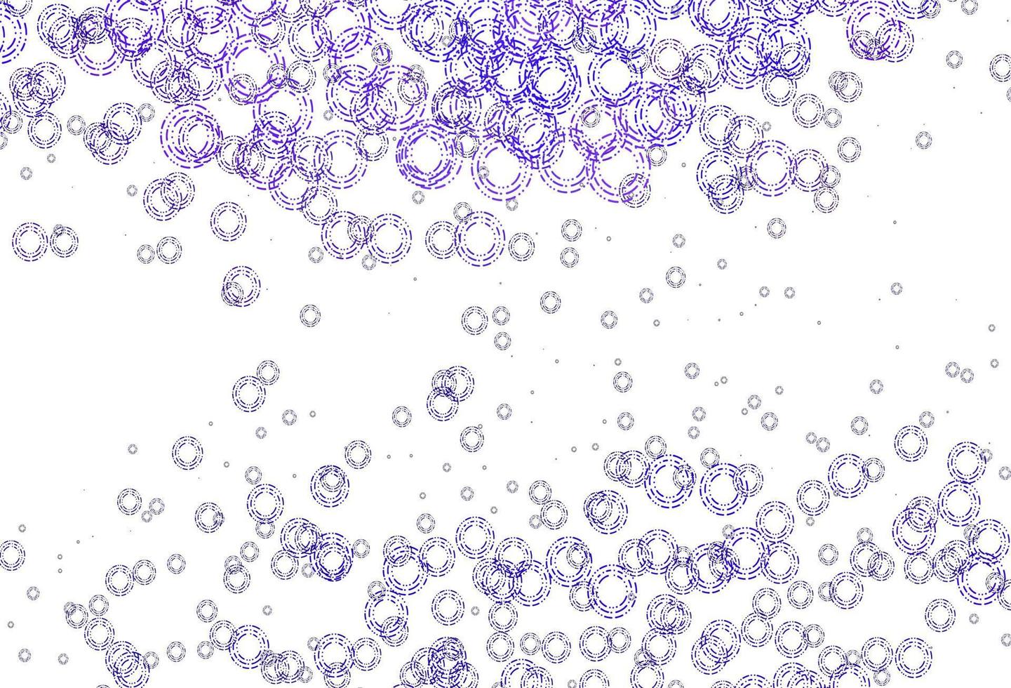modèle vectoriel violet clair avec des sphères.